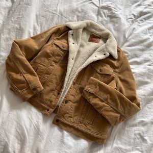Levi’s Corduroy Sherpa Trucker Jacket